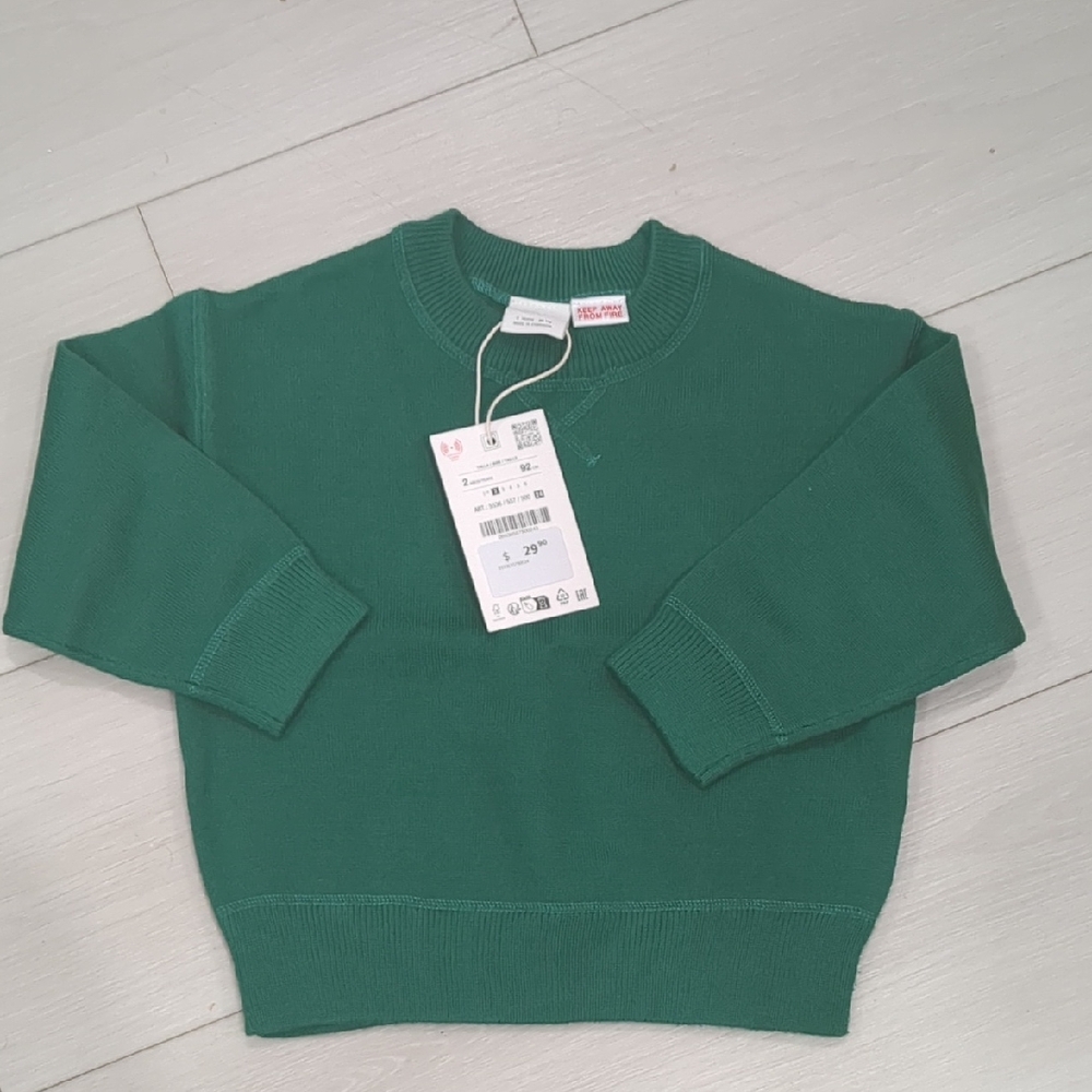 Green Crewneck Sweater